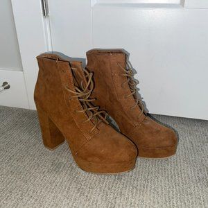 Tan Booties